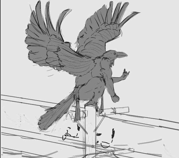 furalicious2's tweet photo. Birdie sketch https://t.co/M4fsjH2dOy
