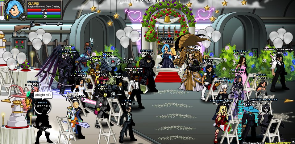 QueenClairis's tweet photo. Thank you to everyone who attended the STARS wedding of Vaelie &amp; Zair 🌟 it was so much fun! I look forward to the next one 😉

@Stars_AQW https://t.co/2xu4qFBCyd