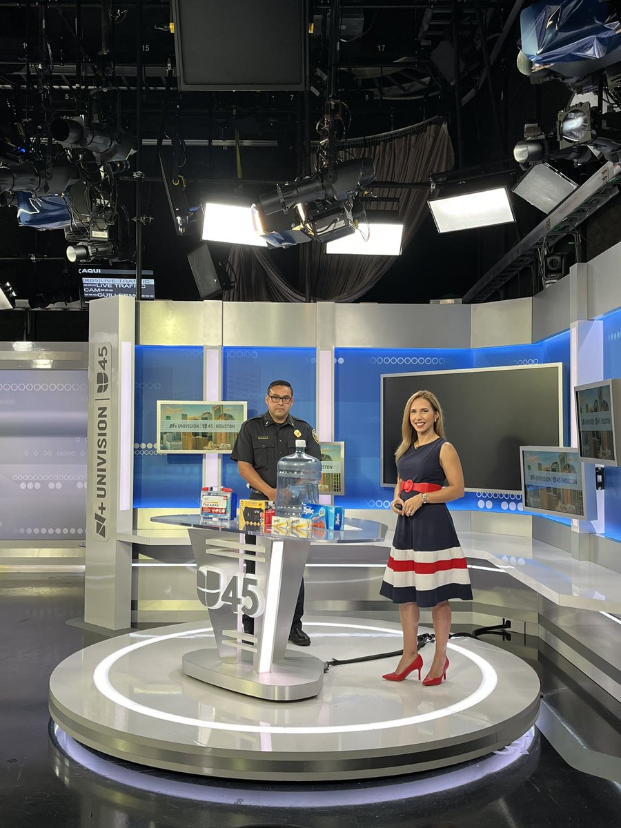 cyfairfd's tweet photo. Thank you to Joly Mendes at Univision for inviting us to talk about Hurricane Preparedness as today we start Hurricane Season. 

Don’t wait, get ready.  You can find the check list at https://t.co/qMWWDQG5VT. https://t.co/I8a4zwp5R0