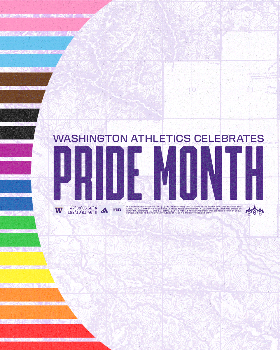 UWAthletics's tweet photo. Happy #PrideMonth from @UWAthletics 💜 https://t.co/FsM6JFO1J2