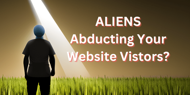 TheAIWebAgency's tweet photo. ALIENS 👽 Abducting Your Website Visitors? https://t.co/7QFclo5i4Q