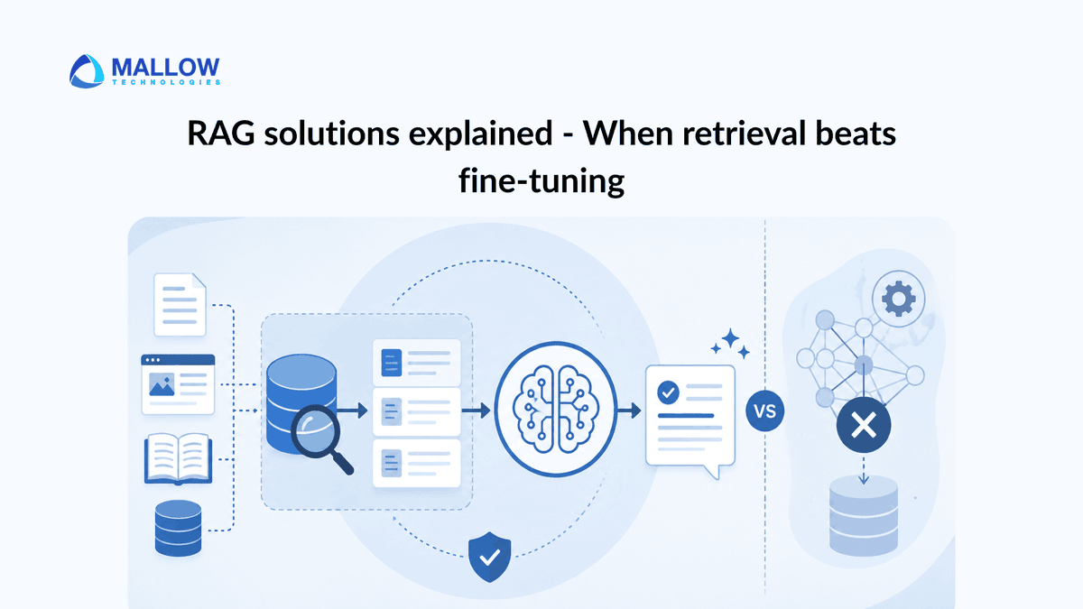 MallowTech's tweet photo. One of the most expensive mistakes in AI development?

Choosing Fine-Tuning when you need RAG.
Or RAG when you need Fine-Tuning.
The difference impacts cost, maintenance, and performance.

Here's how to decide 👉 https://t.co/UyZv21GPVh

#ai #rag #llm #mallowtechnologies https://t.co/1xLEp3otjN