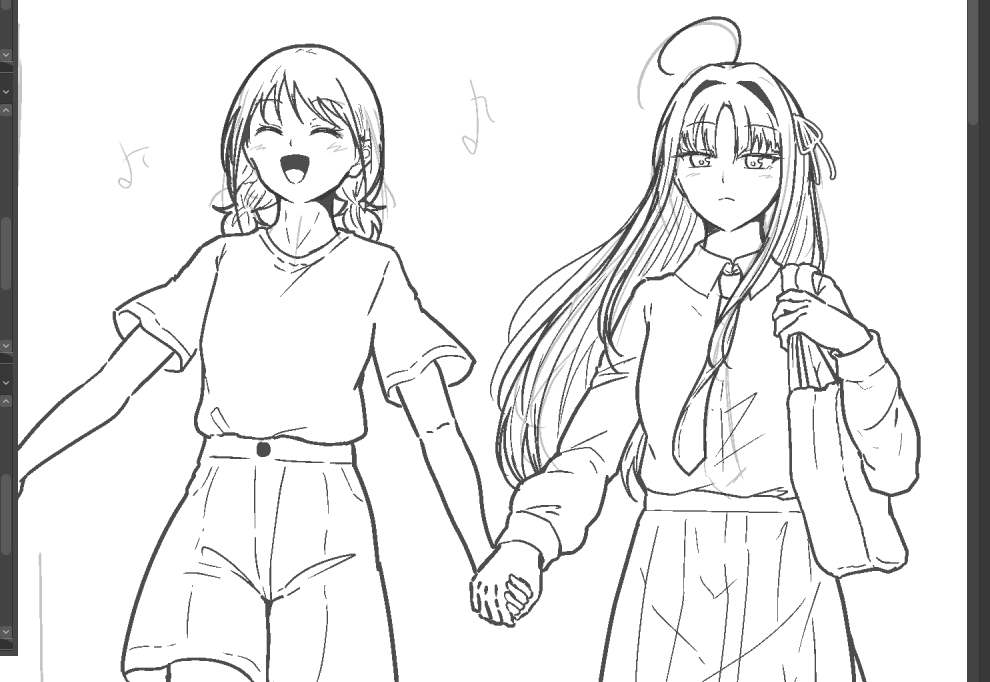 2748万年振りにお絵描きしてる 