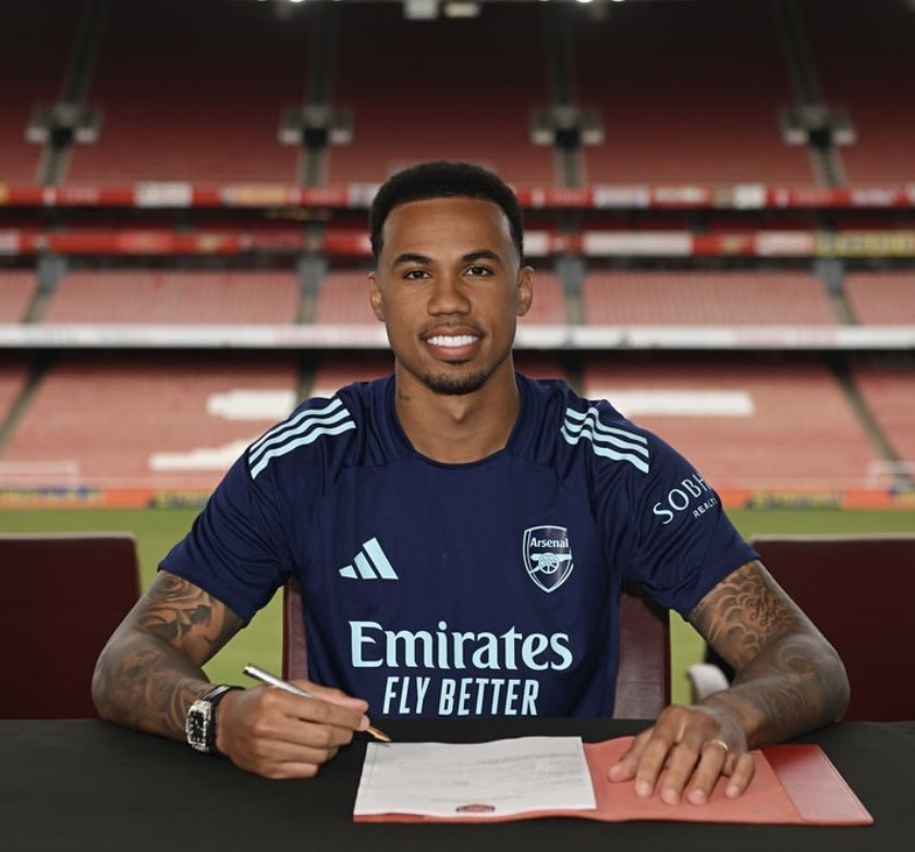 TouchlineX's tweet photo. 🚨 𝗡𝗘𝗪: Gabriel’s shirt sales have increased by 350% after his missed penalty in the Champions League Final.

— @TheAthleticFC https://t.co/JrIkvcxCGO