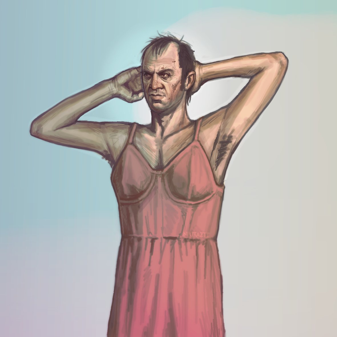 Nikitaztt's tweet photo. #trevorphillips #grandtheftauto #gta5 #digitalart #art https://t.co/Sa643HW33B