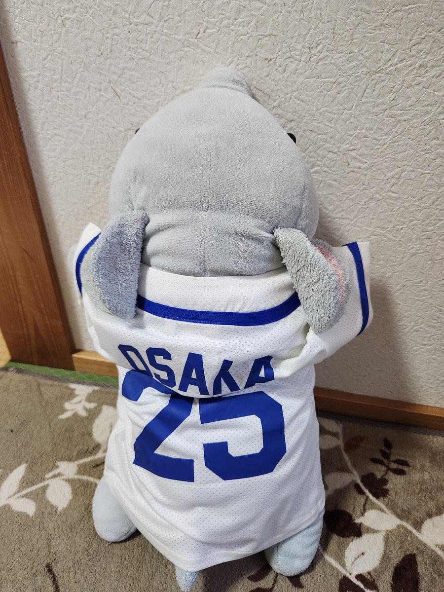 t_explosion's tweet photo. 日付替わったけど新大阪新幹線ホームストアの戦利品＾＾
ずっっっっと欲しかったプリンくんやっとお迎えできてホクホク＾＾

そんで先週水曜日に阪神百貨店で見かけたベースボールシャツ。
青が欲しかったけど売り切れてた…｡･ﾟ･(ﾉД`)･ﾟ･｡
でも白も似合うよパオくん！ https://t.co/Fr46ZHPEAM