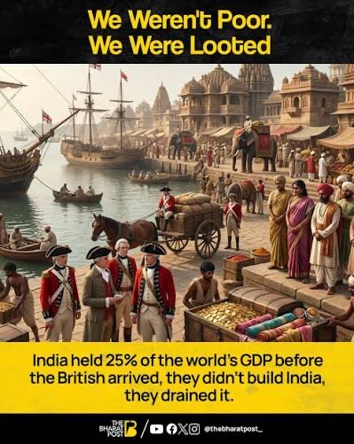 NoCapKushal's tweet photo. The British looted India, then built the US as their masterpiece. We aren’t just here; we’re the ones keeping it great! 😮‍💨

Consider us the debt collectors for everything your ancestors took.

Cry harder! We’re not just moving in, we’re taking over. 🇮🇳🇺🇸 https://t.co/O9NafoNFL9