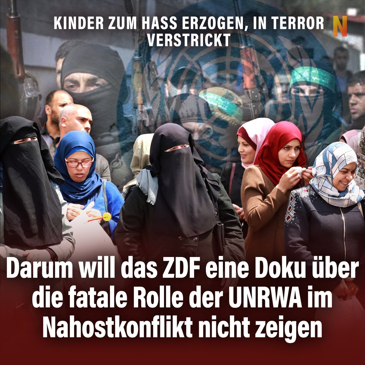 niusde_'s tweet photo. Angeblich ist die UNRWA aus humanitären Gründen unverzichtbar. In Wahrheit tut sie alles, um den Nahostkonflikt auf ewig zu verlängern, wie eine Doku zeigt. Doch das ZDF will den Film, der viel zum Verständnis des Themas beitragen würde, nicht ausstrahlen. https://t.co/q3sfzUAC5j https://t.co/95yDzjeI7z