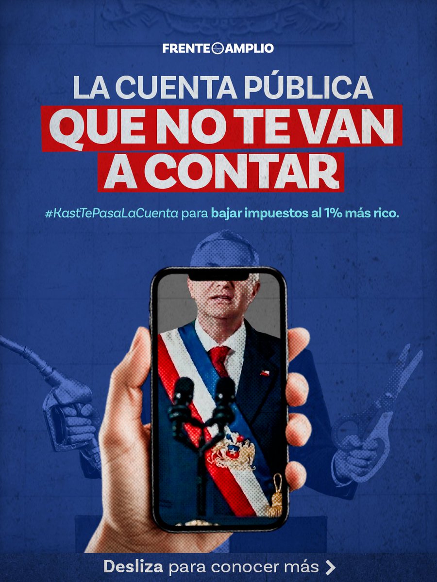 elfrente_amplio's tweet photo. #KastTePasaLaCuenta para beneficiar al 1% más rico. Hoy es la primera Cuenta Pública del gobierno, pero hay varias cosas que no te van a contar. 

Infórmate y comparte este hilo. https://t.co/0HDqNzzvty