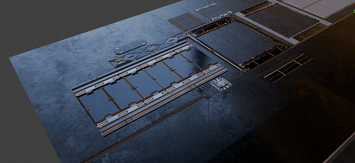 RedDawnStudios's tweet photo. All of this and much more made with a single material! I wish we learned about trim sheets earlier. optimization magic. 
#gamedev #indiegame #indiedev #b3d #blender #SunkenGraves https://t.co/12uQDVbhsk