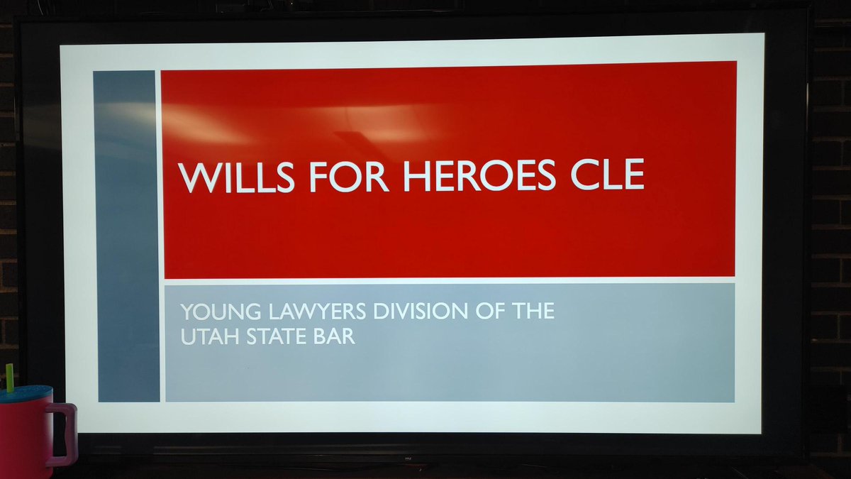 UtahStateBar's tweet photo. Another Wills for Heroes event successfully helped approximately 60 people with estate planning and living will documents, thanks to the volunteer efforts of @UtahYLD. First responders, veterans, and their spouses were able to leave with notarized documents on Saturday from the Park City Police Department, which served as the clinic location. Thank you to PCPD and pro bono services from attorneys and other legal professionals, including law students. And, special thanks to all of those who dedicate their lives to serving others and this country.