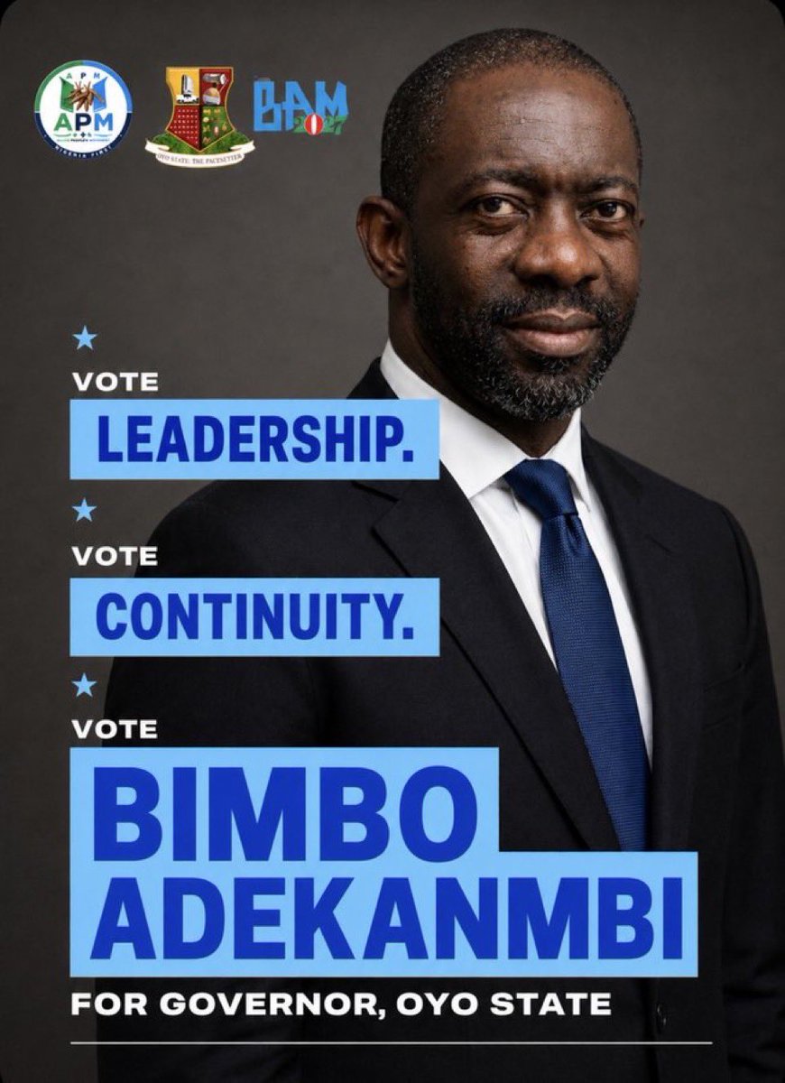AwatiBimbo's tweet photo. We are not starting a new journey, we are continuing a progressive movement already delivering results - Hon. Bimbo Adekanmbi 

#BAM2027 #OyoState https://t.co/Ba0S7909X7