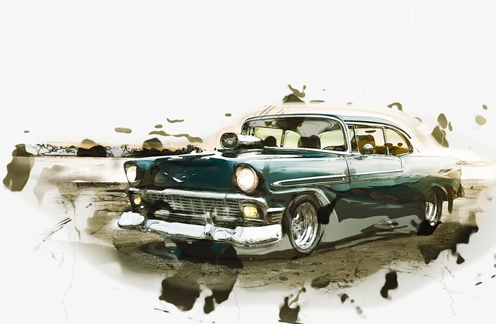 sixfootUSMC's tweet photo. Art of the Day! "Chevy 67". Buy at: https://t.co/9r1Lu7eT37 https://t.co/QThxY4cxGf