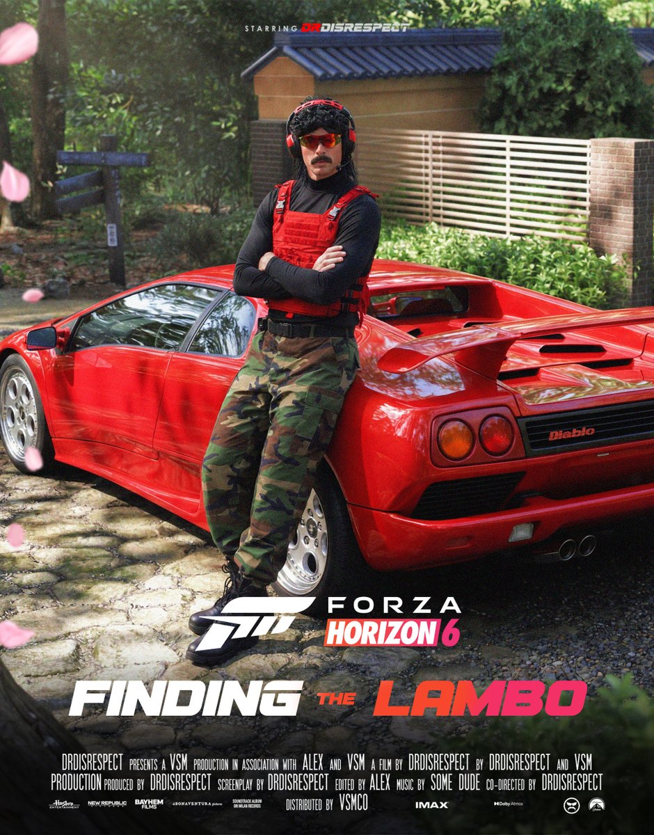 DrDisrespect's tweet photo. 🔴LIVE in 30 minutes

Today I celebrate marrying Mrs. Assassin, still the only one who makes the Two-Time's heart... race.  

So naturally, I'm spending part of it hunting the most beautiful machine in Japan: the Diablo VT.

Yayaya

https://t.co/yaniIrW0h4
https://t.co/iBJnFgZqZi https://t.co/o1NjmloWvs