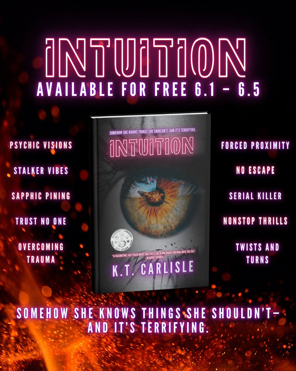 KT_Carlisle's tweet photo. 🏳️‍🌈 ANNOUNCEMENT 🏳️‍🌈

In honor of Pride Month, I've made INTUITION free for the first week of June! 🥳 

I don't do this lightly as the royalties for that book are donated to the National Domestic Violence Hotline, and by giving it away for free, victims and survivors lose out on that donation. So, if you do take advantage of grabbing a free download, I ask you to consider making a $1 donation to the organization that helped save my life as that's about how much I'd earn in royalties if you'd bought the ebook. 🥹🙏🏻