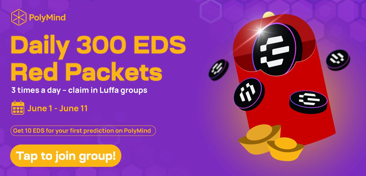 EndlessAfrika's tweet photo. 🧧 PolyMind Red Packet Drop is HERE! 
Hey family! This is the moment we’ve all been waiting for 

Starting from June 1 to June 11, red packets will be dropping daily inside the Luffa groups on Luffa App at:

👉04:00 / 08:00 / 12:00 (UTC)

This is exactly why being active and connected in our community makes such a difference! The more engaged you are, the better your chances of catching every drop, getting important updates first, and joining groups before they fill up. 

So make sure you’re there!  Let’s show up together, support each other, and make the most of this exciting week! 

📷Who’s ready for some red packets?