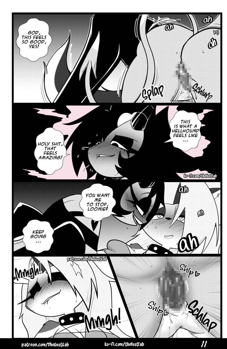 lustglitter's tweet photo. How it started (Ch. 1) vs How it’s going (Ch. 2) 📈🔥 Full pages on Patreon! 🔗Link Bio
Next up: Planning an adult art for Octavia! Join our Discord for early sketches &amp; WIPs: 🔗Link Bio

#HelluvaBossFanart #Loona #Millie #HelluvaBoss #indiecomic #webcomic #HelluvaBossOctavia https://t.co/CbjCxsJO8w
