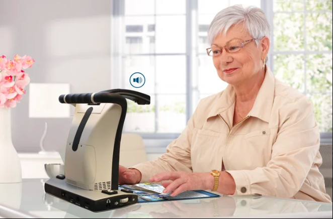 OptelecUK's tweet photo. Just place it and listen! 🔊

The Smart Reader HD scans your post, books, or newspapers, then reads aloud in a natural voice.

It has an 8-hour battery for all-day use and large tactile buttons for easy controls.

Find out more: https://t.co/BYKRRlwBmz https://t.co/ouVSpIAkdX