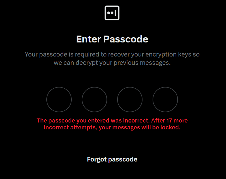 Drizzle_O's tweet photo. @X Wait, what passcode?
Am I on the same fucking platform? https://t.co/WCYIycDGtz