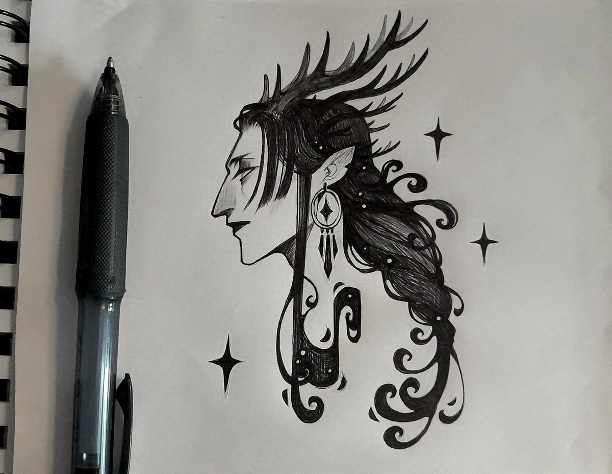 ArtVaris's tweet photo. Some ballpoint pen stuff again for relaxation https://t.co/vY3lXVkEDw