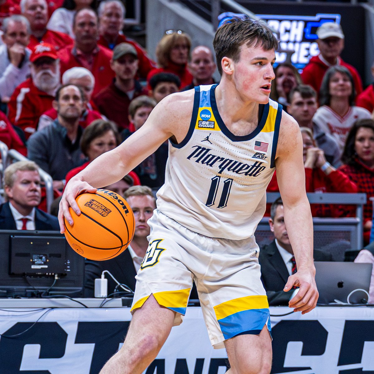 MUWireSports's tweet photo. Tyler Kolek and the New York Knicks are going to the NBA Finals. 

Here's how the former Marquette guard's team is making history, and how he gets to be a part of it all. 

Story by @RaquelRuizMU: https://t.co/eyeVsagvAr https://t.co/o13ZolOvHN