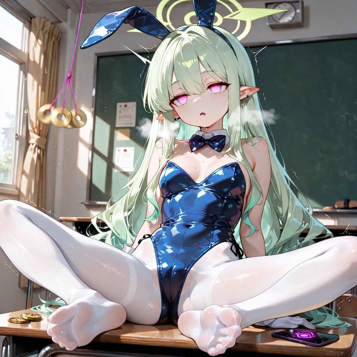 CCASD319003's tweet photo. 儿童节快乐！
以及同学们，就算过节很开心，也尽量不要像她这样不雅地坐在桌子上哦，否则……
就只好惩罚你保持姿势一整天咯~
#催眠 #洗脑 #hypnosis #mindcontrol https://t.co/cQIVYIq5MD