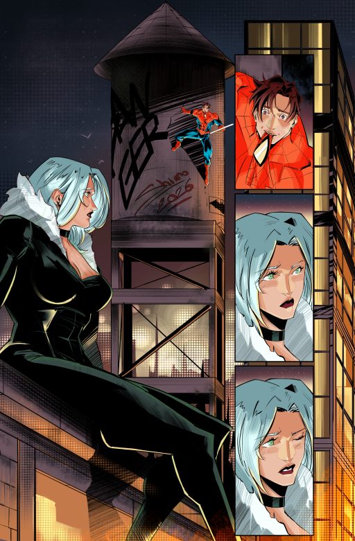 ShimoArt_'s tweet photo. I'm currently reworking the mini-comic I made a while back to create a print version, so I figured, why not post the page for Day 1 of #peterfelweek https://t.co/JsjXso8fDG