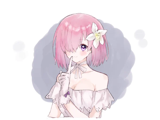 一枚目を描いていた当時(2020年)はこれが自分の中でかなりかわいい絵だったりしてたけど、微笑みの表情ひとつでもやっぱり今(2枚目)のほうが洗練された実感があって、それは素直にうれしい