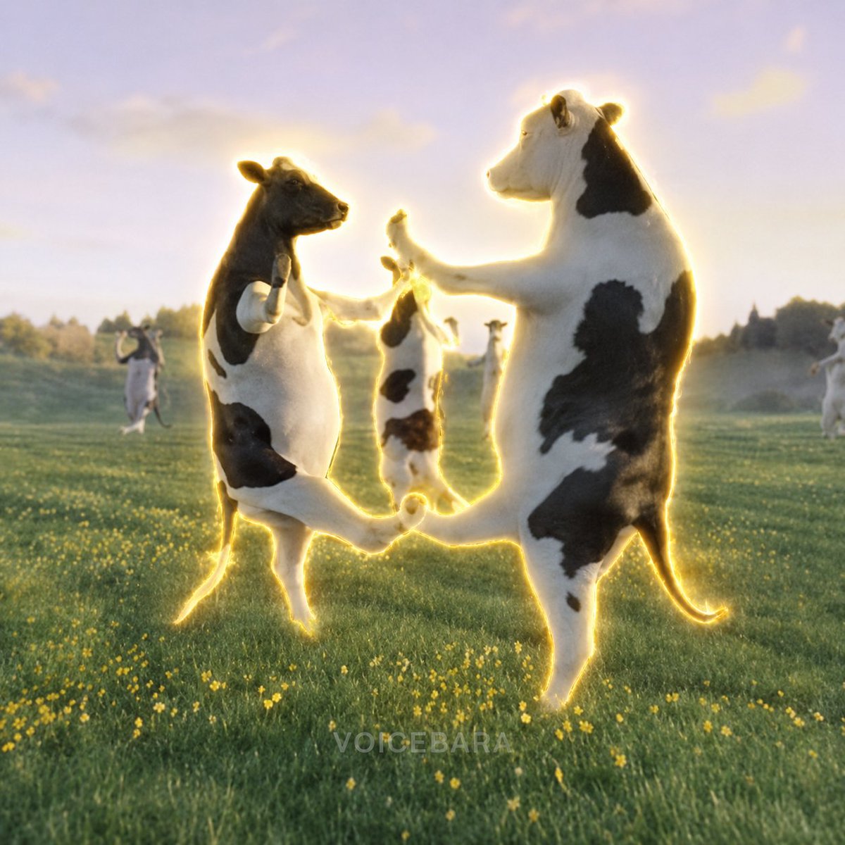 theonlydevvor's tweet photo. How are we not sending the dancing cows for the first of the month??  3.2M LIKES????

 ITS A TREND WE'VE DONE FOR YEARS LETS KEEP IT UP!!   https://t.co/yegwQ0zx8X https://t.co/o4wGEHOHAB