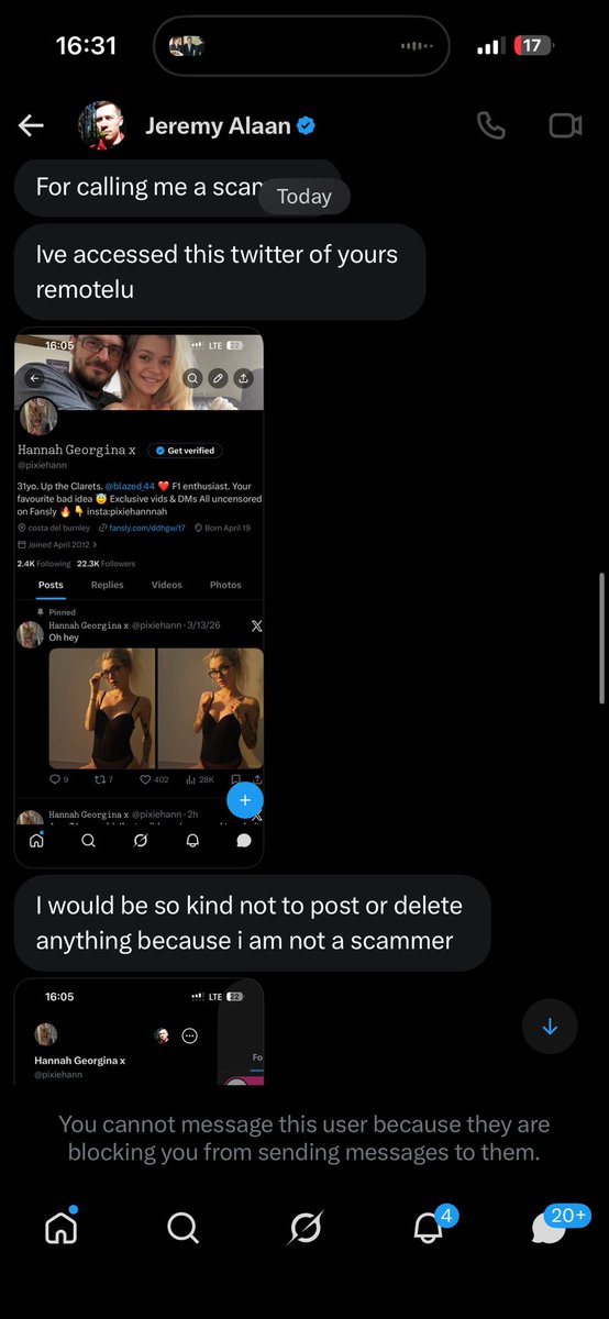 pixiehann's tweet photo. As he’s blocked me I’ll just shame him here. With your bullshit AI images https://t.co/sTVJeXHgsS