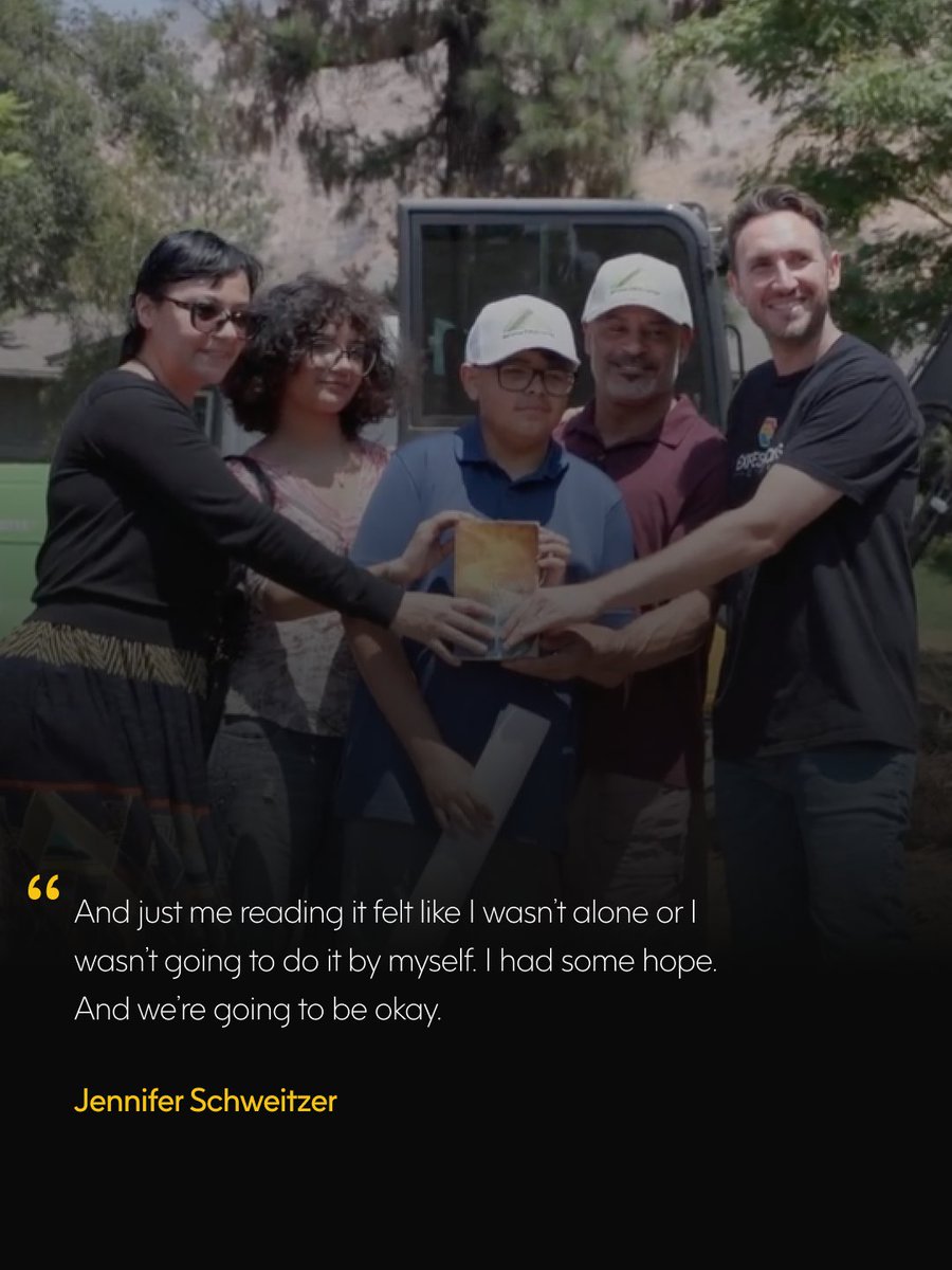 gloo's tweet photo. A single text message, "Can we pray for you?", became the foundation of hope for the Schweitzer family after the Eaton Fire took their home.

Read the full story of how the Schweitzer family got connected to Expressions Church: https://t.co/wlwY5bNqPl

#ImpactStory #TechForGood https://t.co/ADfIArNzxj