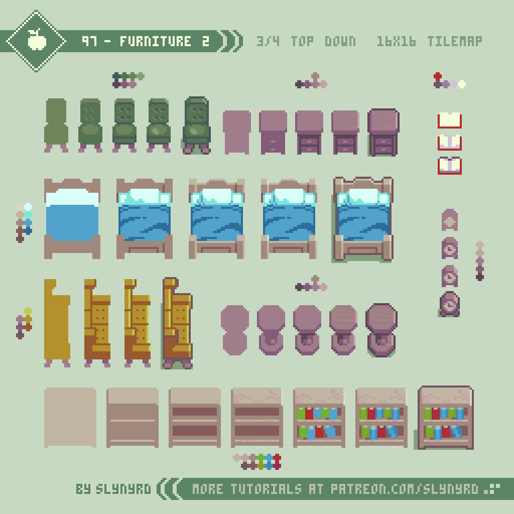 rayslynyrd's tweet photo. More things that make a home

#pixelart #tutorial https://t.co/Sg1gSU7Gy0
