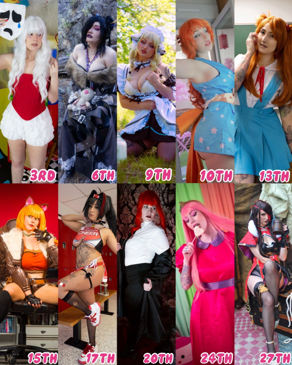 CosplayDeviants's tweet photo. Happy first of the month! Ready to see what sets we’ll be releasing in June? Get ready for 10 new full sets this month!
#erocosplay https://t.co/r96k1FeXCE