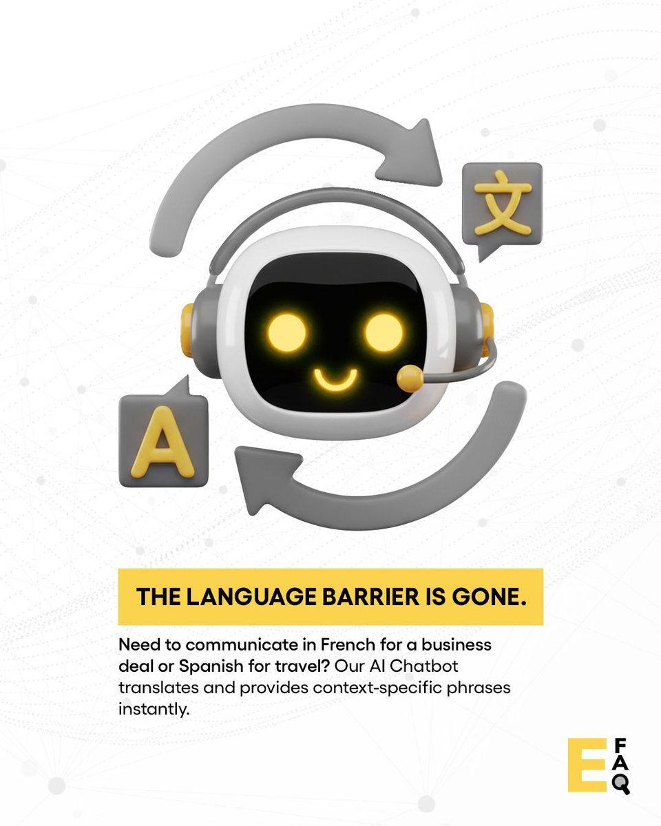 eFAQ_com's tweet photo. Break the language barrier instantly. 🌍💬
Translate anything — business, travel, or daily life — in seconds.
Try it now at https://t.co/arCxOnm24K https://t.co/nyLH8xxuwQ