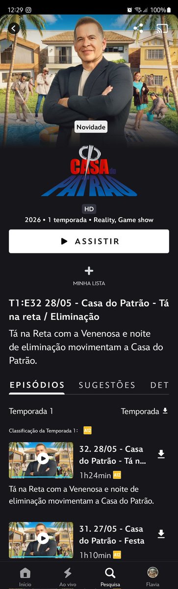 flaviaringis's tweet photo. @DisneyPlusBR cadê a atualização, hoje é dia 01/06 e está parado no dia 28/05 https://t.co/TyenjzwyMq