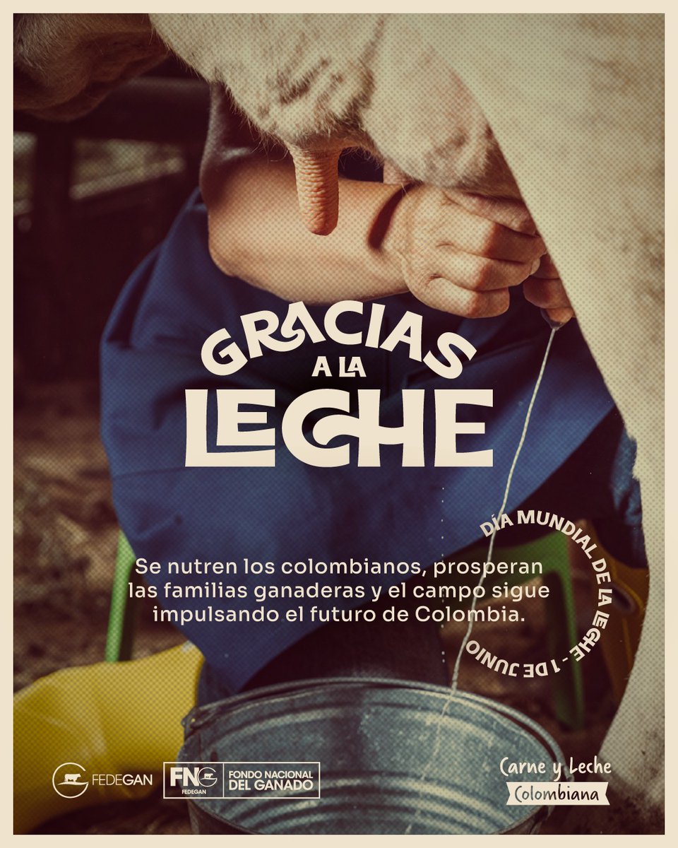 jflafaurie's tweet photo. #DíaMundialDeLaLeche 

Dato mata relato ⬇️⬇️⬇️⬇️

Los derivados de la leche son las principales fuentes de calcio para el ser humano. Dentro de los alimentos comunes y fundamentales que consume el ser humano, la leche es la que más contenido tiene y la de mayor biodisponibilidad, es decir, la que es más utilizada por el organismo.

La leche es esencial en la alimentación de los niños y de los adultos, especialmente durante los primeros 25 o 30 años que es cuando se forma la masa ósea y la leche es la principal fuente. El principal componente de los huesos es el calcio (99 %), entonces el consumir calcio en sus porciones adecuadas es asegurar esa adecuada formación de la masa ósea.

@Fedegan
#OrgullosamenteGanaderos
#LlegamosATrabajar
#ConstruyendoGanadería
#GanaderíaSostenible 
#WorldMilkDay