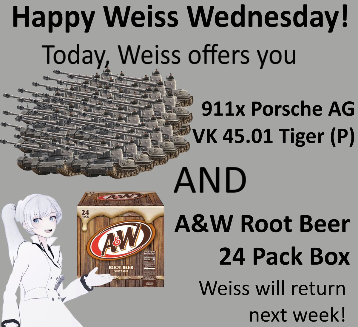 QuattroMKII's tweet photo. GUTEN TAG MEIN FREUNDS

TODAY IST "WEISS WEDNESDAY" https://t.co/nm6LGQtiht