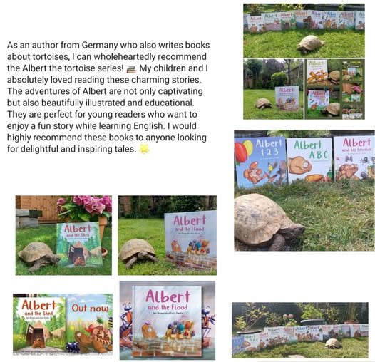 AlbertTortoise's tweet photo. CHARMING, CAPTIVATING, EDUCATIONAL, INSPIRING... Super #Praise for #ALBERTthetortoise #books. Please keep posting YOUR #BookReviews. #AvailableNow 9 #ALBERT #picturebooks, 3 #BoardBooks & #ActivityBook. https://t.co/sGYhBlFUhP
#bookseries #tortoise #storytime #illustrated https://t.co/evvMY1st2t
