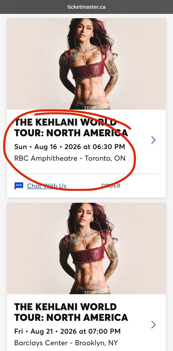 joymalorni's tweet photo. Selling 1 ticket to Kehlani’s show in Toronto on Aug 16 as I’m going to a different show instead. Msg me if interested💌💌💌 https://t.co/u7WTqzl0WY