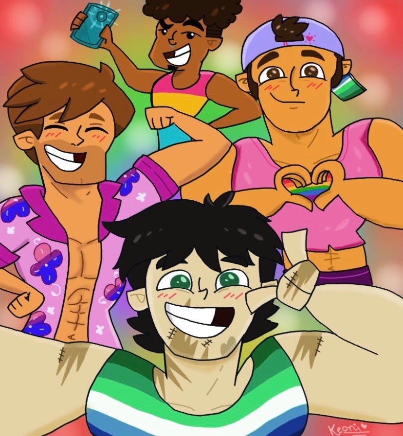Keoni179777493's tweet photo. Well hello guys.. Happy Pride Month❤️🧡💛💚💙💜✨
#disventurecamp #dctwt #disventurecamp5 #disventurecampsam #pridemonth https://t.co/GnKXZAyP87