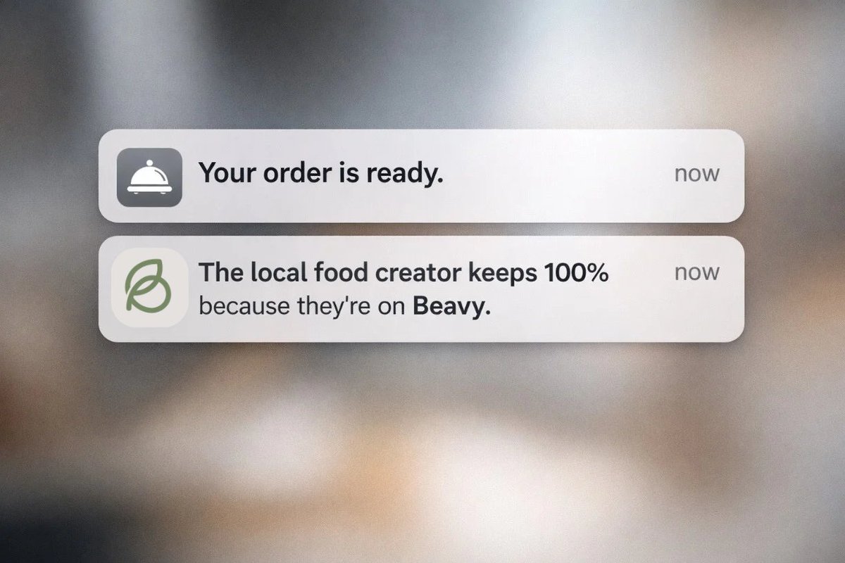 RP_devs's tweet photo. 🆘Stop giving away your margins.🆘

Beavy = 0% commission for local food creators. 🤯

Build your business🧠, not someone else’s. https://t.co/g9m9wy9nMM