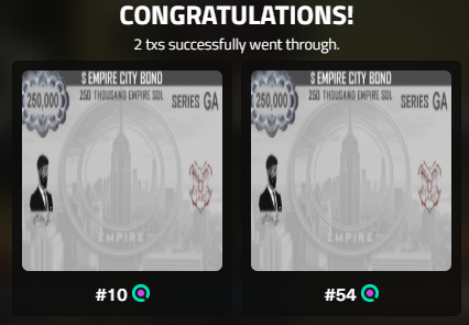 kadir_bmd's tweet photo. Got a few more series GA bonds. Rev-share made this possible. @Omerta_SOL rocks! https://t.co/QTb5oNDyEc