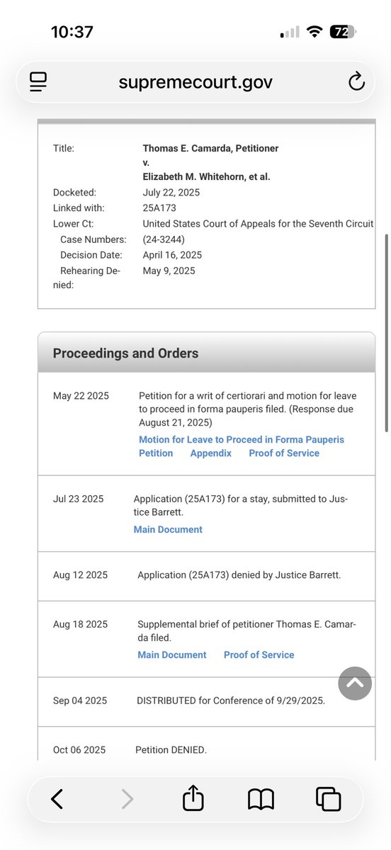USALivingInCA's tweet photo. This guy has posted the appeal he lost in his bio. Apparently he’s already eaten the Ai apple and filed approximately 100 motions and the court considered sanctions. He then appealed to SCOTUS and was denied, but acts like he did something.

Basically his opinion of how useless attorney are is biased, and he doesn’t hold the requisite knowledge to gauge the skills of attorneys.