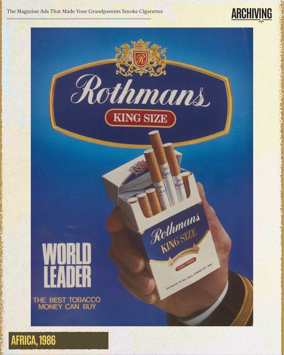 menthol cigarettes 1980s Silk Cut, Rothmans, Sweet Menthol and Benson & Hedges in the 1980s