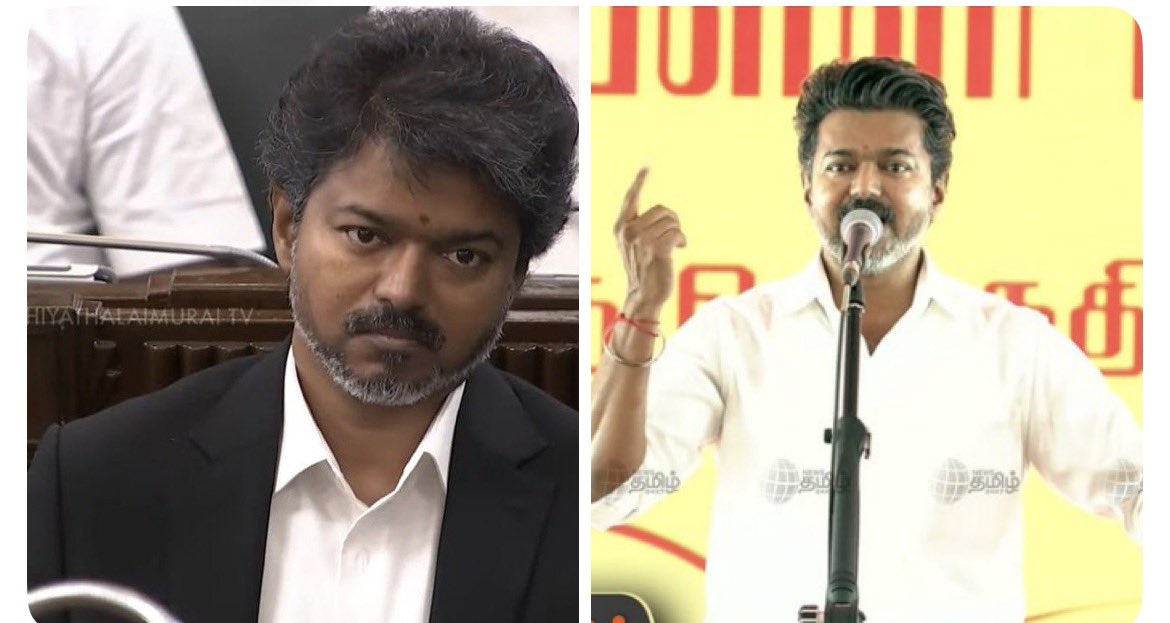 Cyus9K's tweet photo. Without Script                                                              With Script

@TVKFails 
@KaniOviya https://t.co/isCklmzbET
