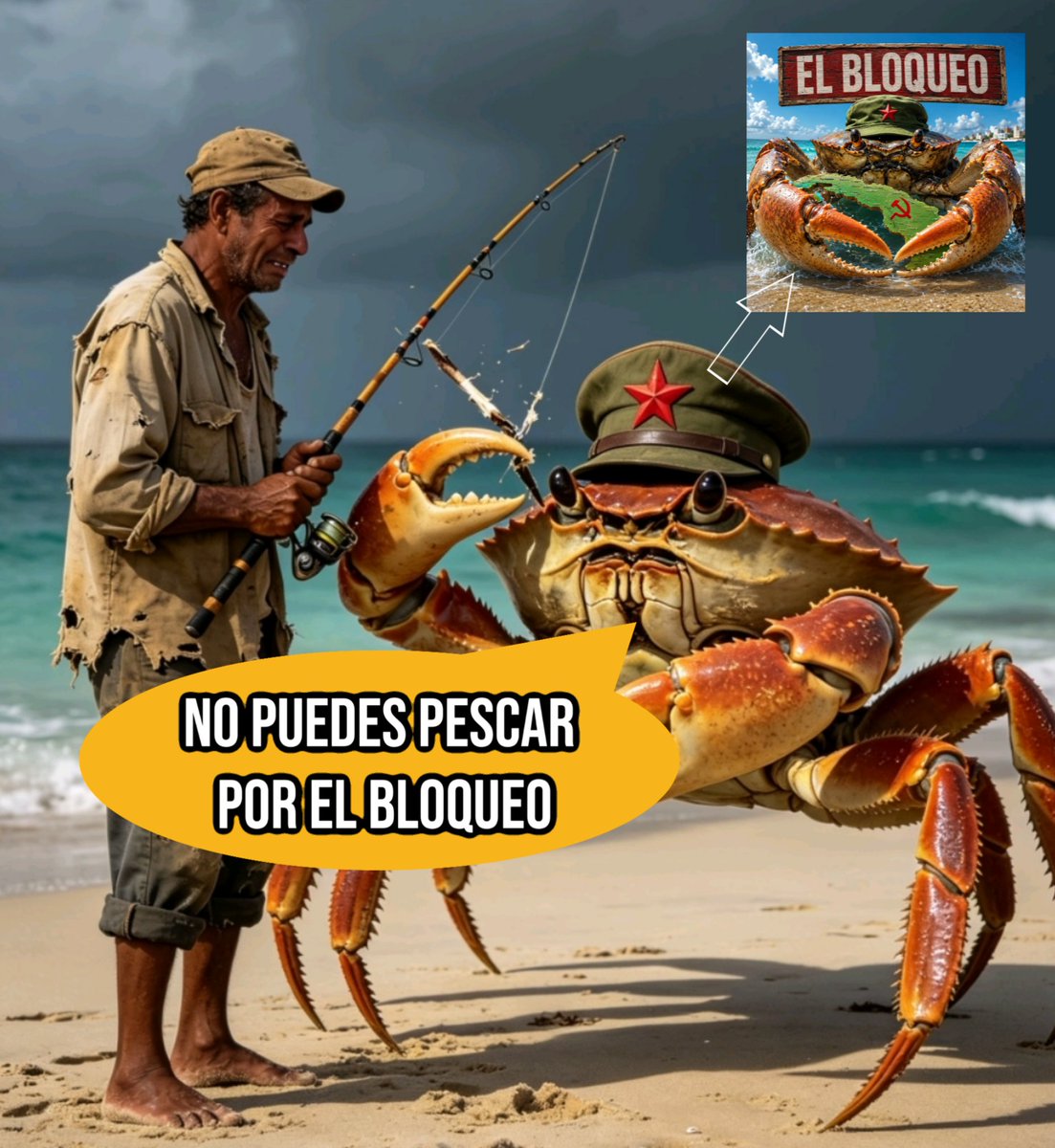Priky_94's tweet photo. Cuando un comunista me dice “condena el bloqueo, genocida”, lo que me imagino es esta imagen: el bloqueo interno. #cuba https://t.co/QSbeHGzzhm