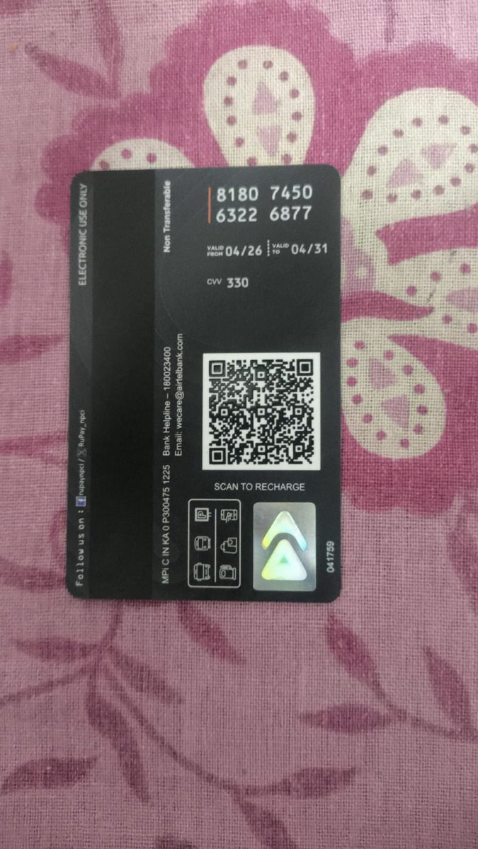 Me_shakil_'s tweet photo. Airtel Delhi Metro Card is a SCAM.

I recommend you guys pls avoid using Airtel Metro Card. (@airtelbank @airtelindia)

I don't understand why (@OfficialDMRC) discontinued the old One Card system. https://t.co/VrsNk1a7vm