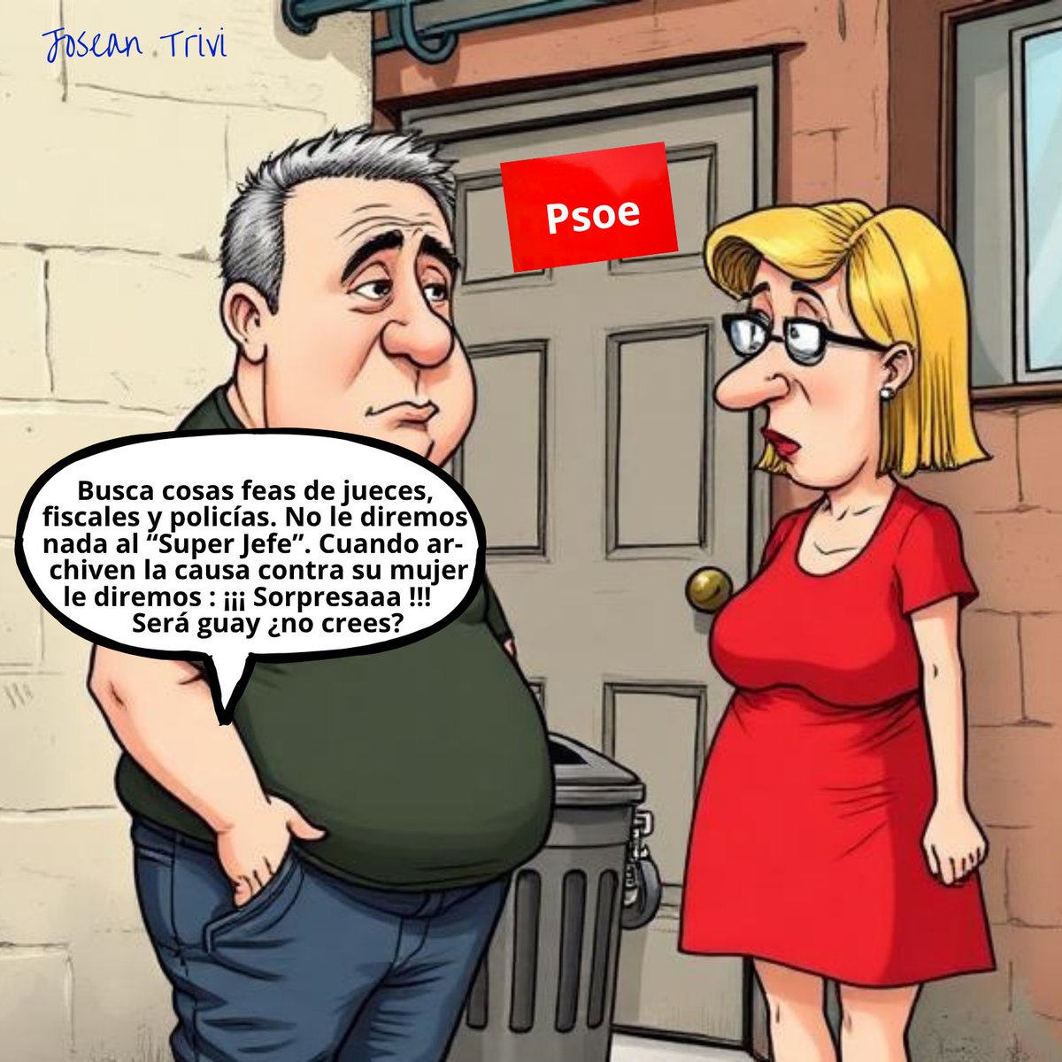 JoseanTrivi's tweet photo. @BeatrizTalegon @KettyGarat #CasoLeire #CasoPsoe #Corrupción Si el "Super Jefe / El One" lo sabía ....... Y si no lo sabía ....... Piensen Ustedes : ¿Qué es peor? https://t.co/dnom351tnx