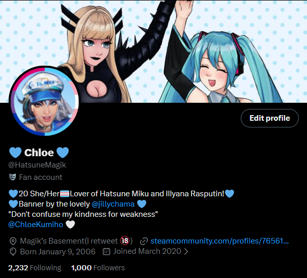 💙 Chloe 💙 tweet media