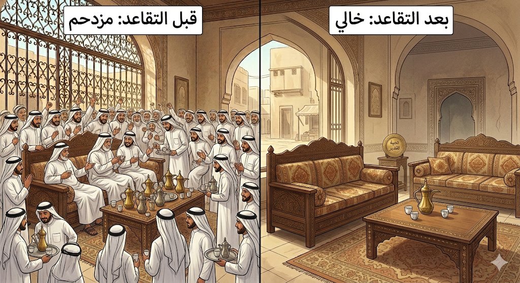 Abdazizghadeer's tweet photo. كان مدير التعليم في إحدى المحافظات يستقبل كل عيد عشرات المسؤولين والوجهاء، حتى ظن أن هذا الازدحام محبة لشخصه.

تقاعد قبل العيد بشهر، فجلس ينتظر الزوار كعادته، لكن الباب لم يطرقه إلا بعض أقاربه، بينما ذهب الجميع لمعايدة المدير الجديد.

حينها أدرك الحقيقة المؤلمة: كثير من الناس كانوا يعايدون المنصب لا صاحبه.

لذلك احرص أن تستعد لذلك اليوم مبكرًا، وابنِ مكانتك في قلوب الناس لا في مكتبك، فالمناصب راحلة، ولا يبقى إلا الإنسان.